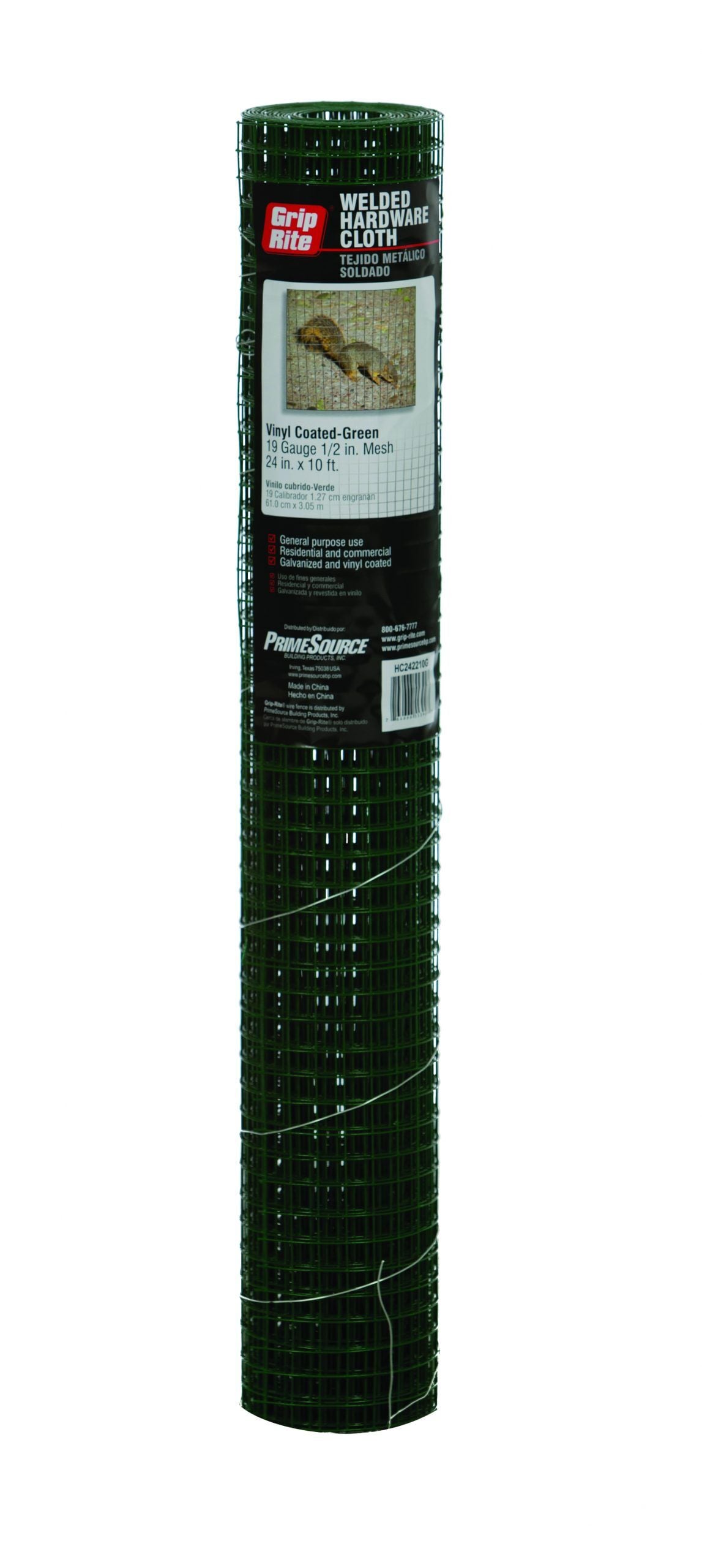 1/2-In x 24-In x 5-Ft Vinyl Mesh Hardware Cloth