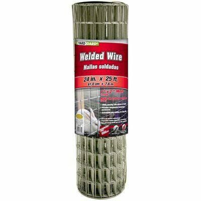 24-In x 25-Ft Welded Wire Fencing with Mesh 1-In x 2-In 16-Gauge