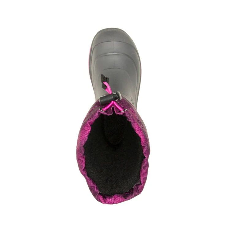 Kamik Kids' Snobuster 2 Boot in Charcoal/Magenta