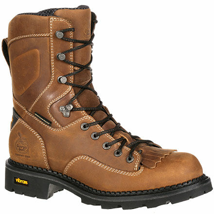 Men's Comfort Core Waterproof Low Heel Logger Work Boot