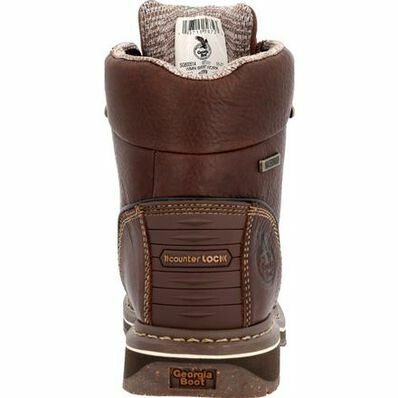 Women's AMP LT Edge Alloy Toe Waterproof Work Boot in Brown