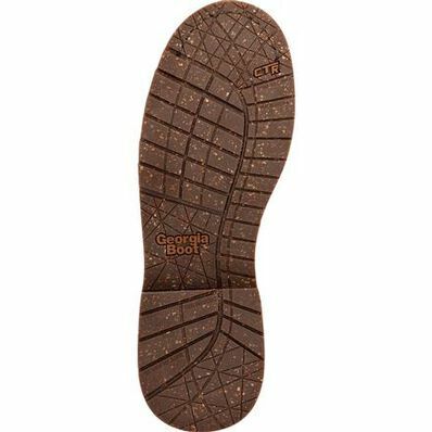 Women's AMP LT Edge Alloy Toe Waterproof Work Boot in Brown