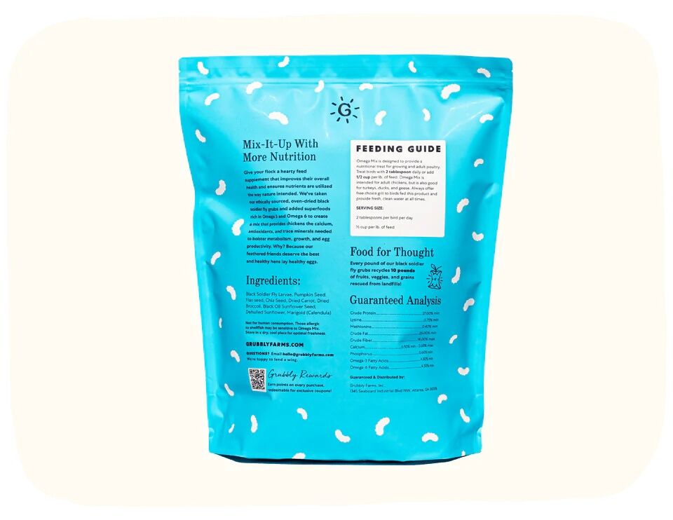 Grubbly Farms Omega Mix, 5-Lb