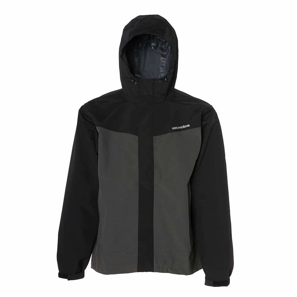 Grundens Men's Full Share Jacket in Black/Grey