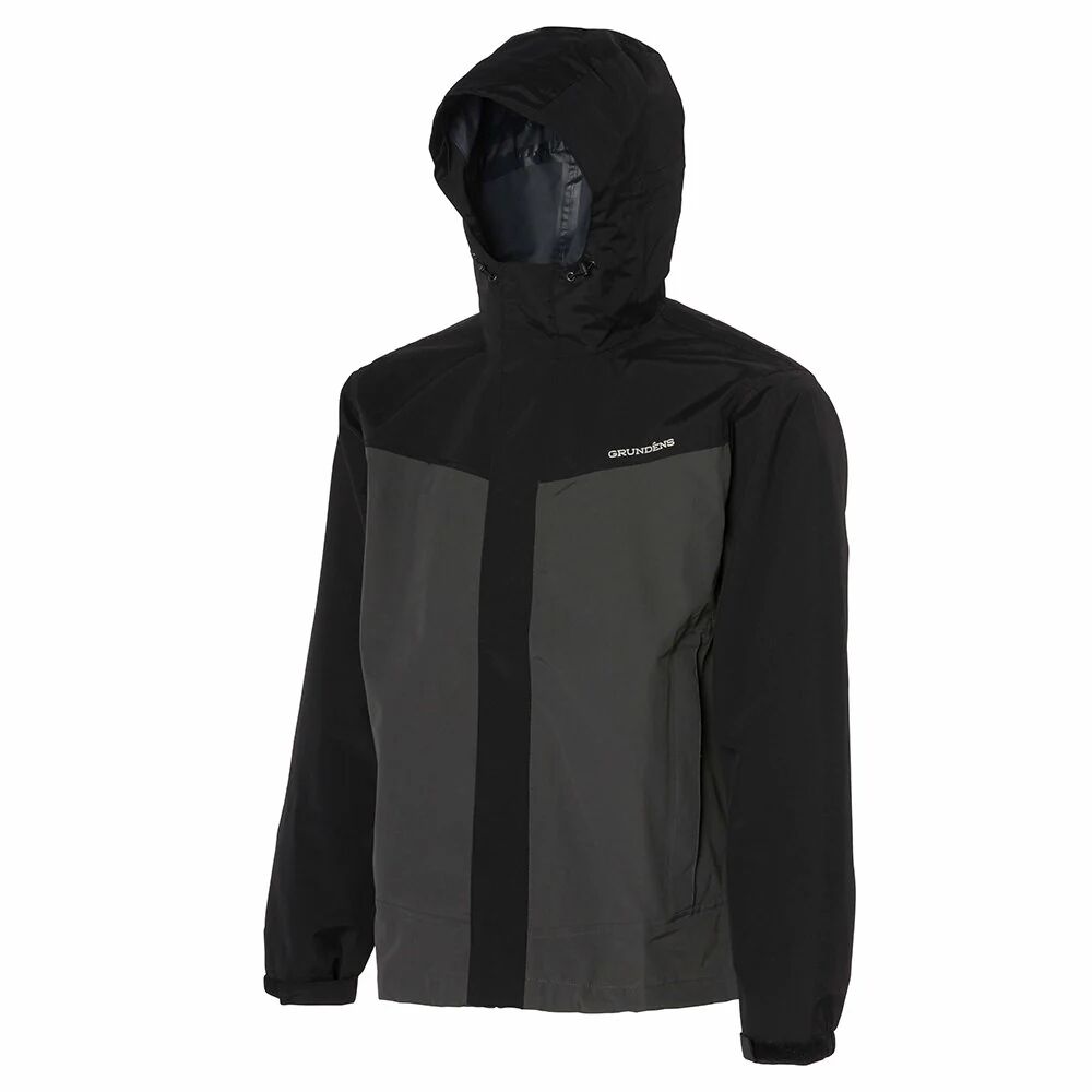 Grundens Men's Full Share Jacket in Black/Grey