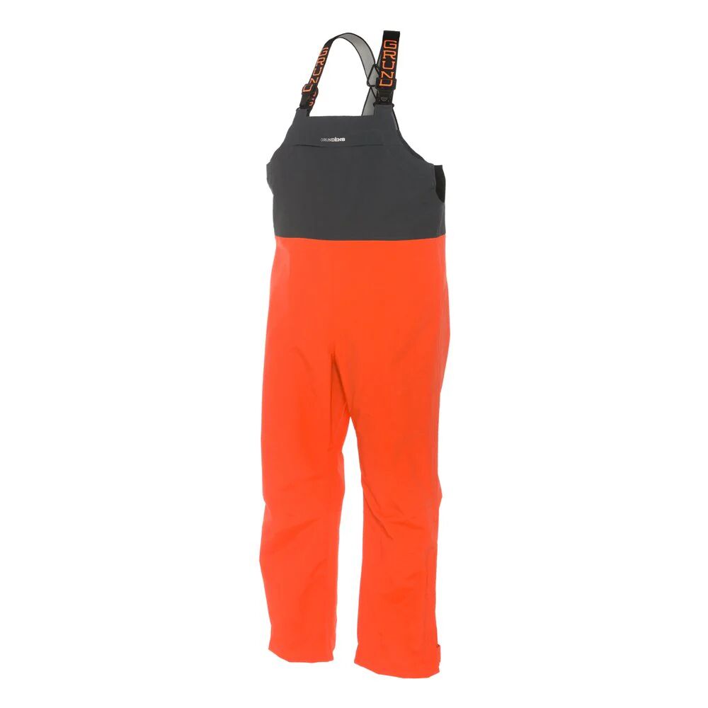 Grundens Men's Full Share Bib in Orange