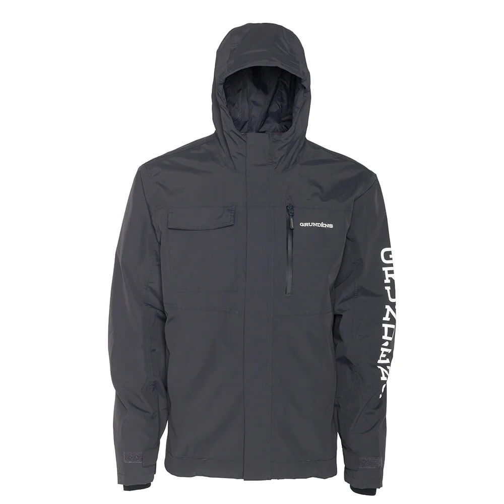 Grundens Men's Transmit Jacket in Anchor Grey
