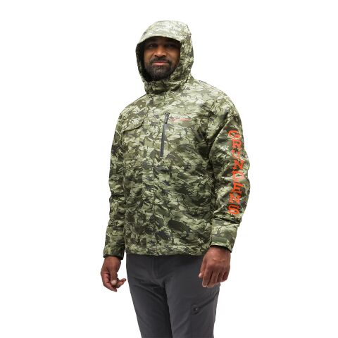 Grundens Men's Transmit Jacket in Refraction Camo