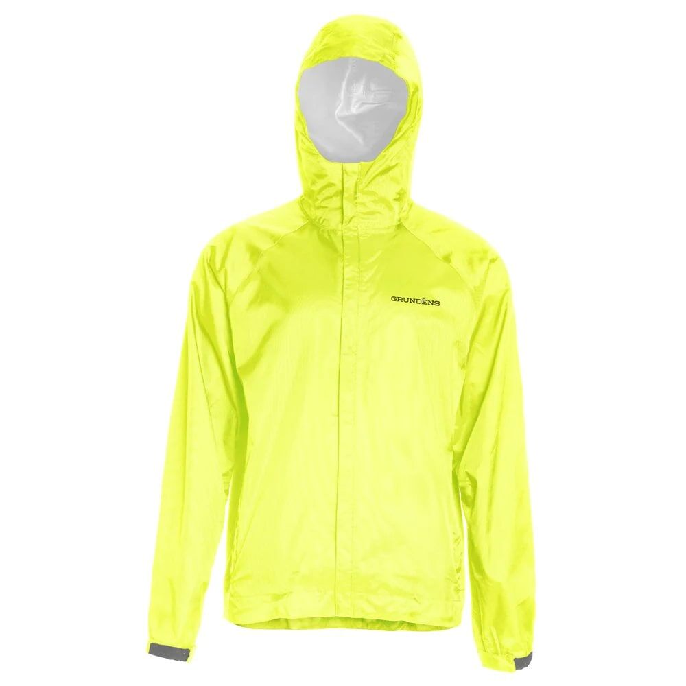 Grundens Men's Weather Watch Jacket in Hi-Vis Yellow