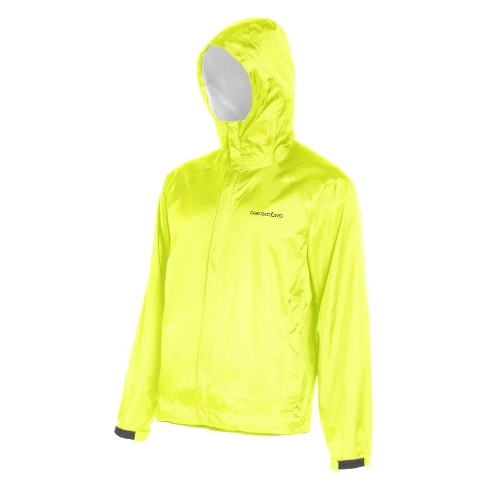 Grundens Men's Weather Watch Jacket in Hi-Vis Yellow