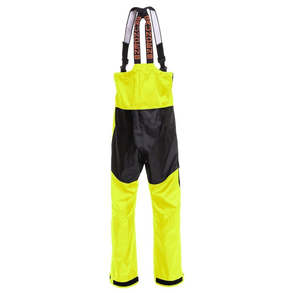 Grundens Men's Weather Watch Bib in Hi-Vis Yellow
