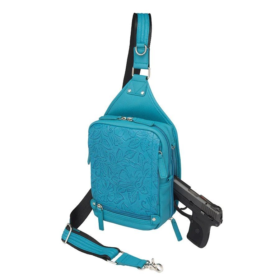 Gun Tote'n Mamas Mini Sling Concealed Carry Bag Distressed Buffalo