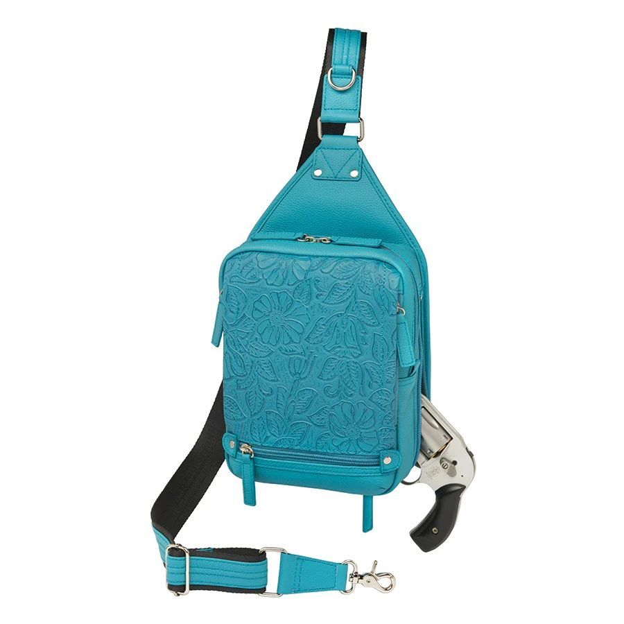 Gun Tote'n Mamas Mini Sling Concealed Carry Bag Distressed Buffalo