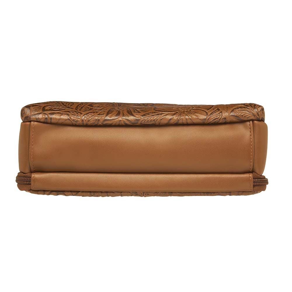 Gun Tote'n Mamas Clutch Concealed Carry Purse Debossed USA Cowhide