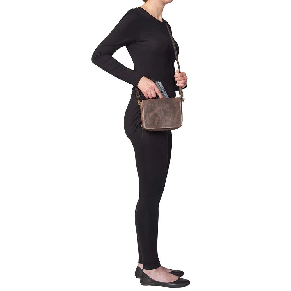 Gun Tote'n Mamas Crossbody Organizer Concealed Carry Purse Buffalo