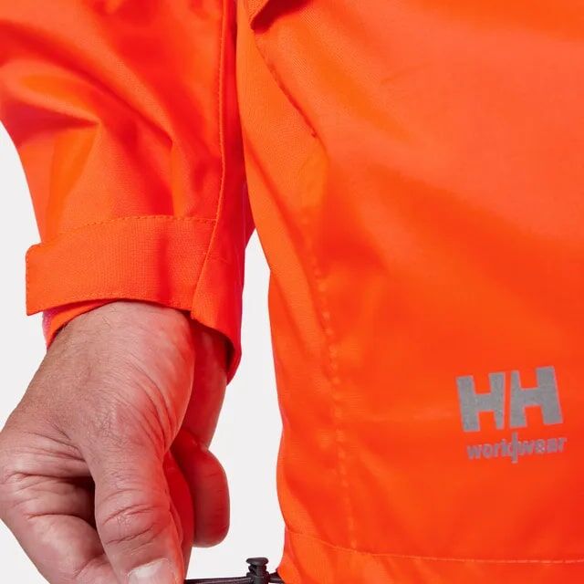 Helly Hansen Men's Alta Hi Vis Waterproof Shell Jacket CSA in Orange