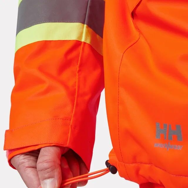 Helly Hansen Men's Alta Hi Vis Waterproof Insulated Winter Jacket CSA in Orange