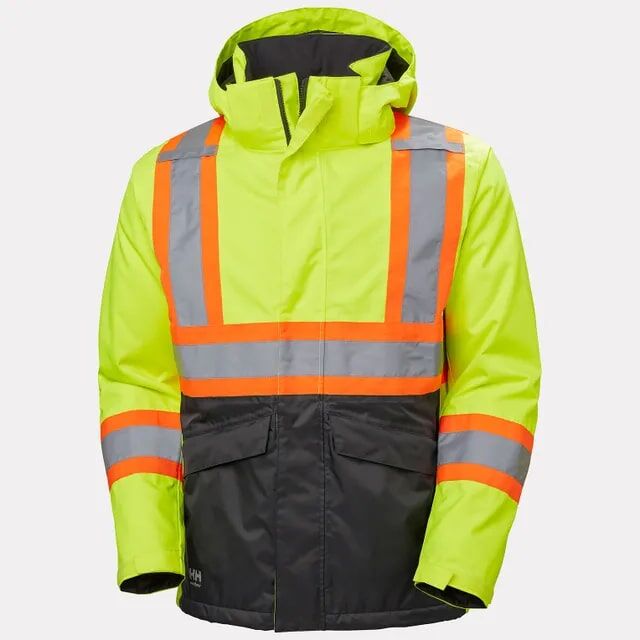 Helly Hansen Men's Alta Hi Vis Waterproof Insulated Winter Jacket CSA in Yellow
