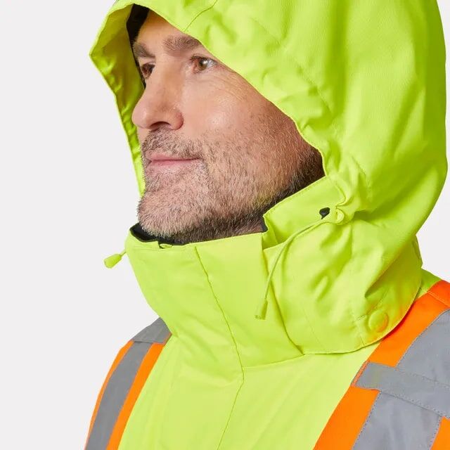 Helly Hansen Men's Alta Hi Vis Waterproof Insulated Winter Jacket CSA in Yellow
