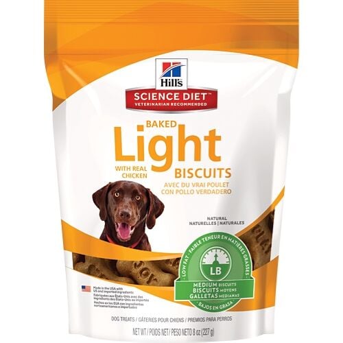 Hill's® Natural Baked Light Biscuits with Real Chicken Medium Dog Treats, 9-Oz