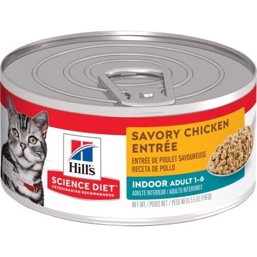 5.5oz Chicken Indoor Adult Wet Cat Food