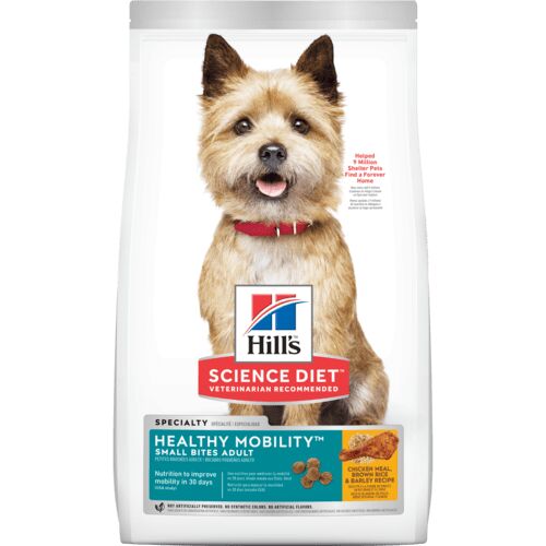 Hill's Science Diet Healthy Mobility Small Breed Chicken Rice Barley Adult Dry Dog Food, 30-Lb Bag 