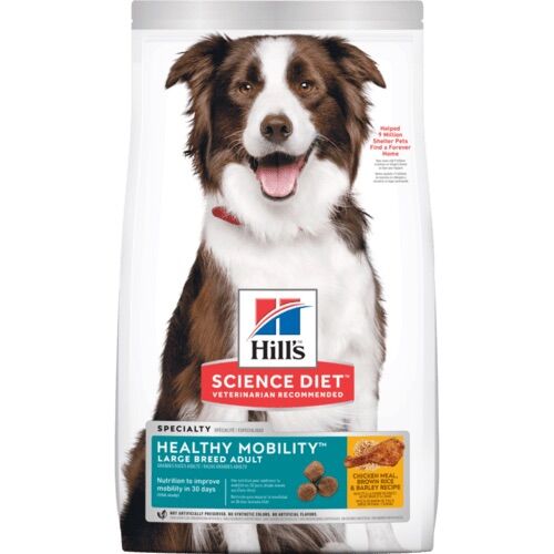 Hill's Science Diet Healthy Mobility Large Breed Chicken Rice Barley Adult Dry Dog Food, 30-Lb Bag 