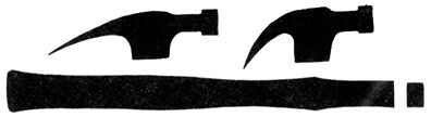 House Handle Company Carpenter Hammer Handle, 5/8-In x 1 1/8-In Eye, 18-In