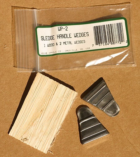 House Handle Company Sledge 1 Wood/2 Metal Wedges Pack