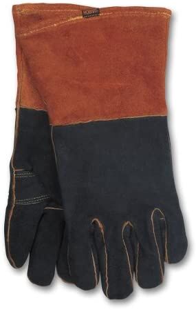 Deluxe Gloves - Rust & Black