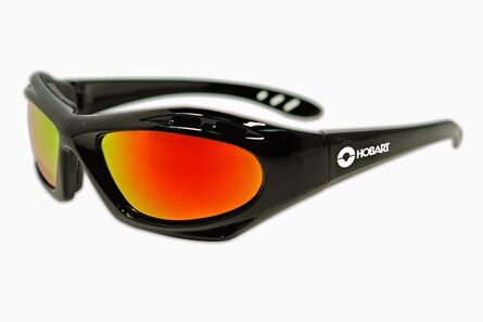 Shade 5, Mirrored Lens Safety Glasses