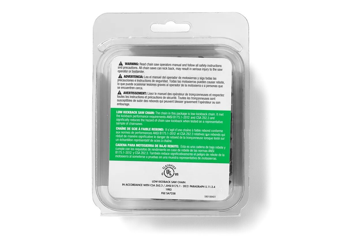 Husqvarna H80 Chainsaw Chain Full Chisel 3/8-In Pitch, .050 Gauge, 68 Drive Links