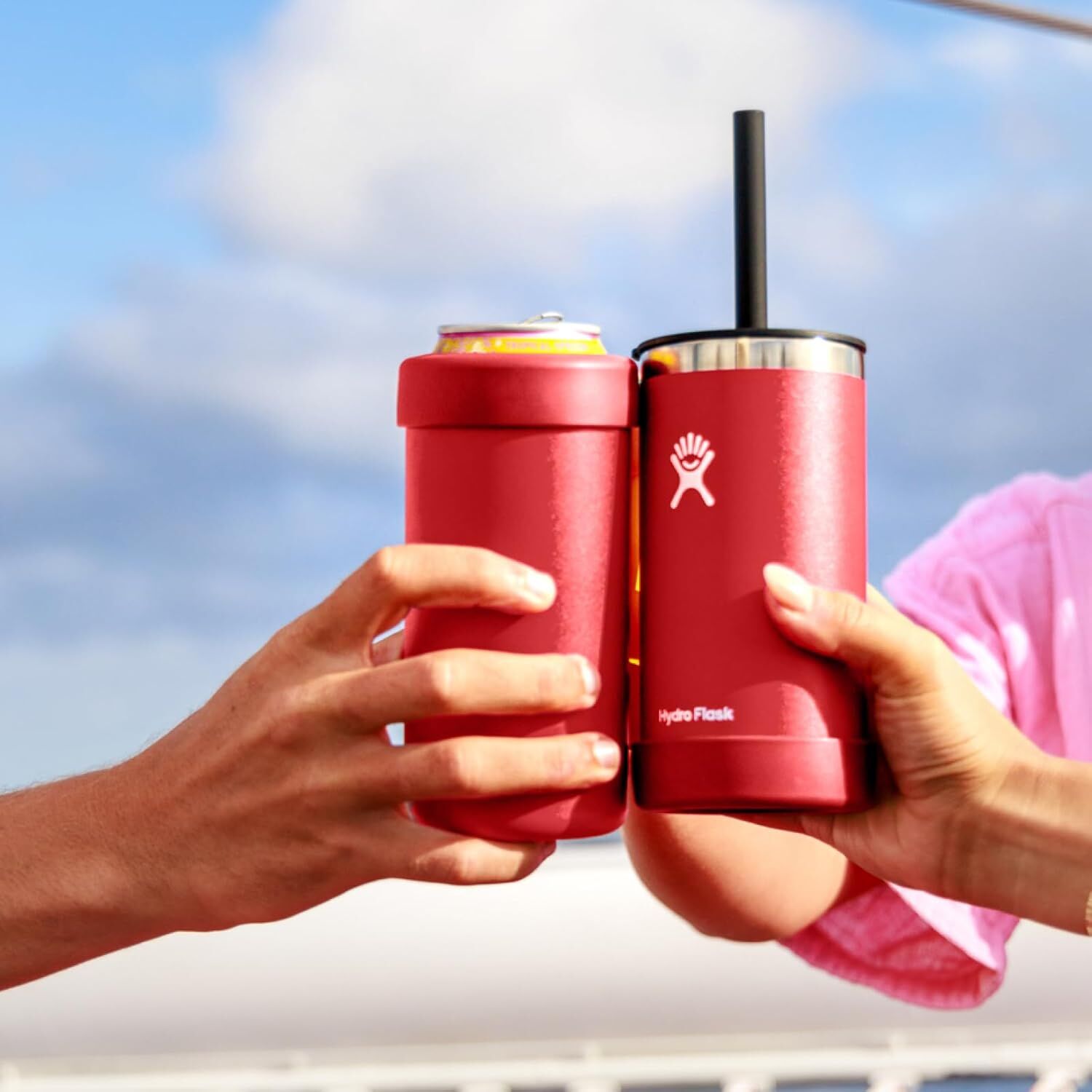 Hydro Flask Goji Red Cooler Cup, 12-Oz