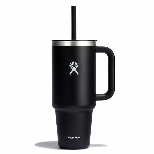 Hydro Flask Black Travel Tumbler, 40-Oz