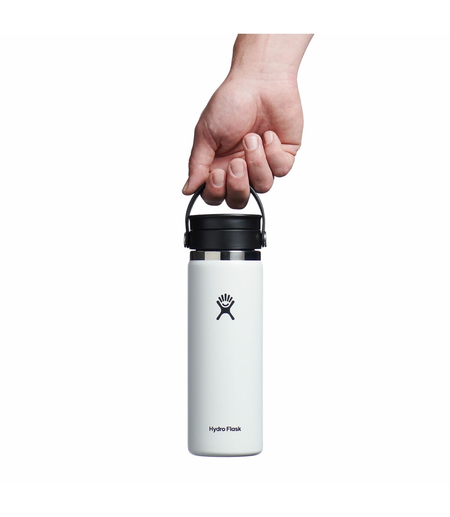 Hydro Flask White Coffee Bottle With Flex Sip Lid, 20-Oz