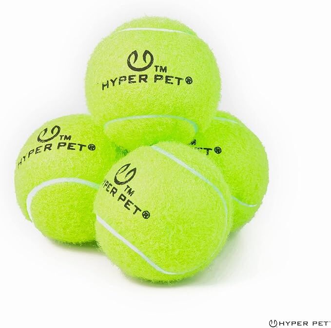 Hyper Pet Mini Tennis Balls for Dogs, 4-Ct