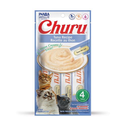 Inaba Churu Tuna Recipe Cat Treats, 4-Pk