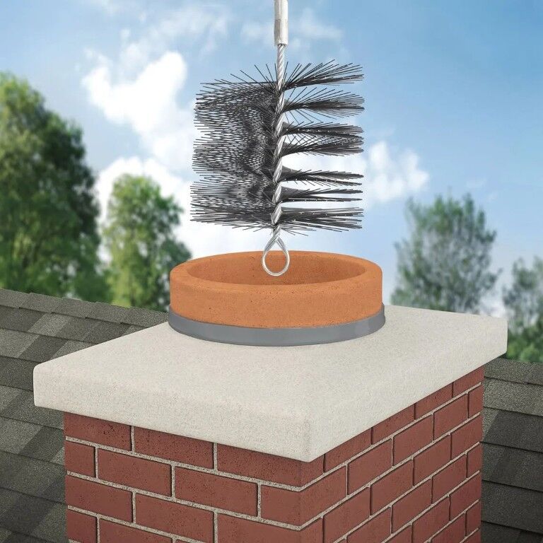 Imperial Supersweep Premium Round Wire Chimney Brush, 7-In