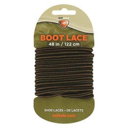 48" Black/Brown Boot Laces