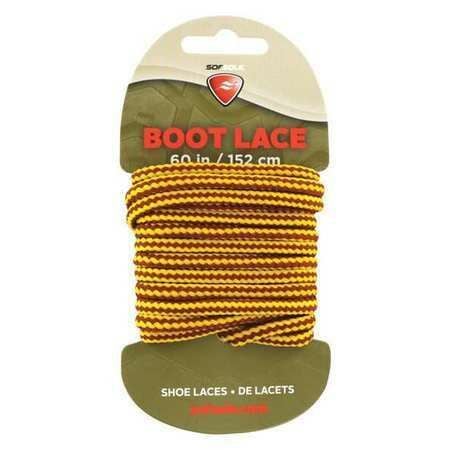 60" Gold/Brown Waxed Boot Laces