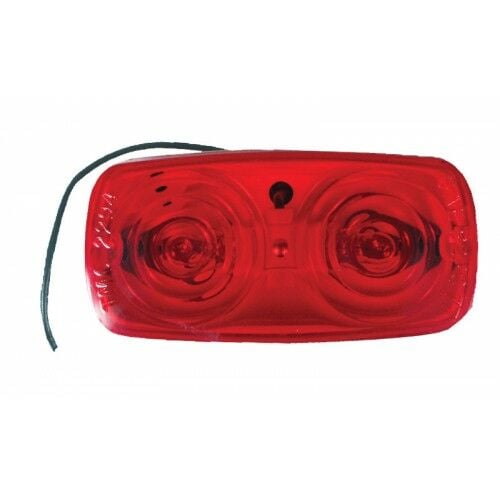 Red Led Double Bulls-Eye Clearance Light