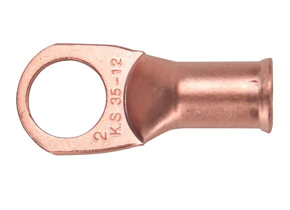 Uriah Products Lug Copper 4 AWG 5/16 Stud Hole Crimp On 1