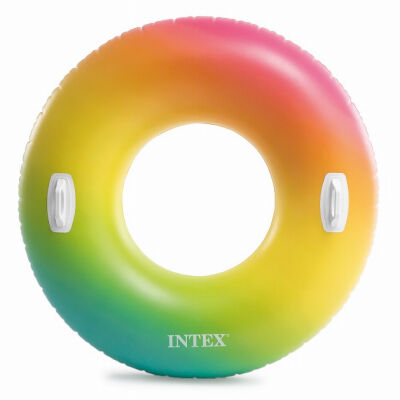 Intex Rainbow Color Whirl Ombre Tube, 48-In