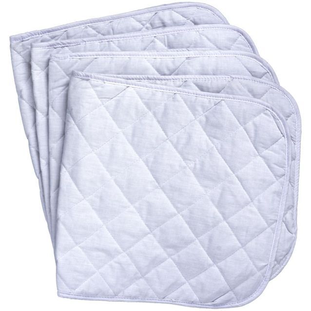 Tough1 White Quilted Leg Wraps, 12-In X 30-In