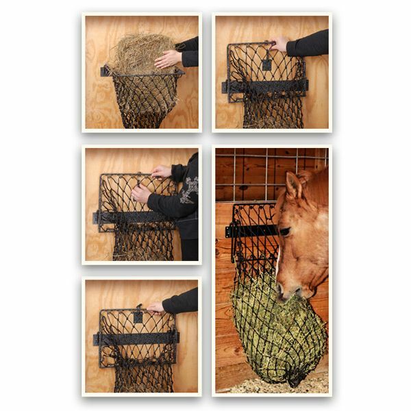 Hay HoopsTM Collapsible Wall Hay Feeder