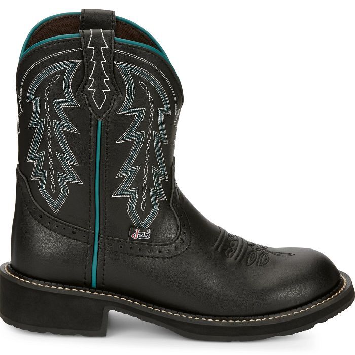 Justin Women's Lyla 8-in Western Boot in Black