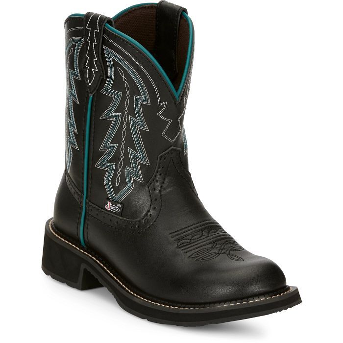 Justin Women's Lyla 8-in Western Boot in Black