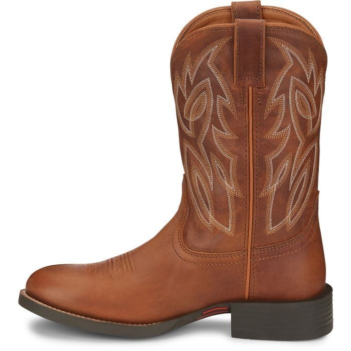 Justin Men's Rendon 11-in Western Boot in Cognac