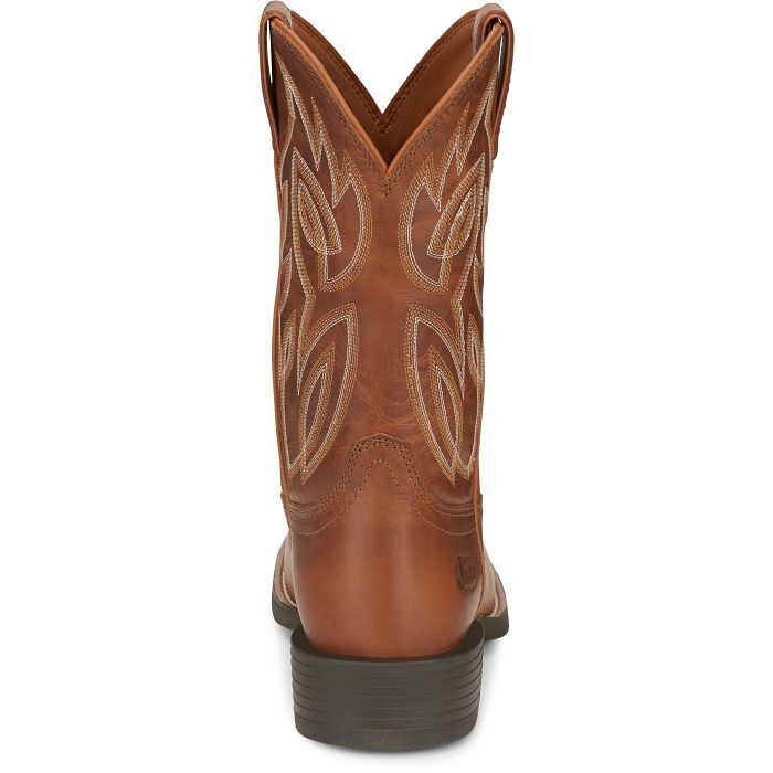 Justin Men's Rendon 11-in Western Boot in Cognac