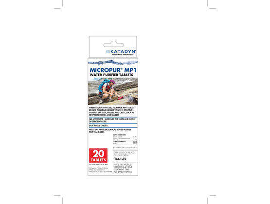 Katadyn Micropur MP1 Purification Tables, 20-Pk
